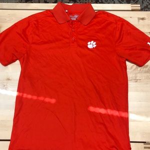 Clemson UnderArmour sport polo